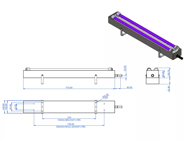 UV-C 110W Unit (SS) - Image 2