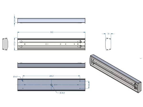 UV-C 150W Unit (AL) - Image 2