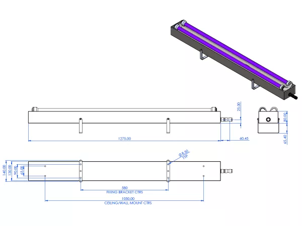 UV-C 150W Unit (SS) - Image 2