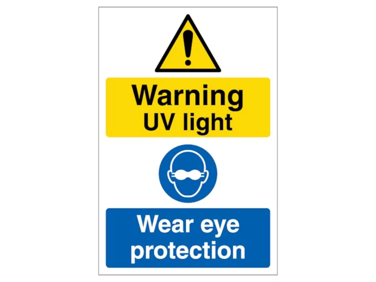 UV Hazard Warning (A4 Portrait)